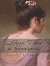 Cover image for More Than a Governess